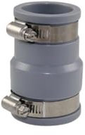 jardiboutique - Raccords réduction multi-matériaux en PVC souples FF de 38 à 43 mm et 30 à 36 mm gri