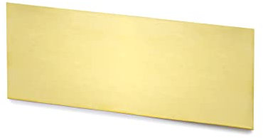 QWORK® H62 Lámina de Latón 0.5 mm, 100mm x 300mm