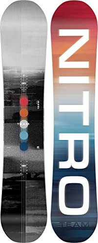 Nitro Snowboards Herren Team GULLW.Wide BRD ´23, Freestyleboard, Directional Twin, Gullwing Rocker, All-Terrain, Wide, für große Füße