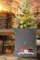 KAMACA Tischläufer 40x140 cm rechteckig mit filigraner Stickerei Küche Esstisch Tisch Dekoration Eyecatcher in Herbst Winter Weihnachten (Winterliche Kantengucker)
