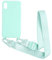 PuYu Zhe Crossbody Case for iPhone X/Xs - Silicone Soft Matte, TPU Shell, Adjustable Neck Cord Strap, Shockproof, Mint Green