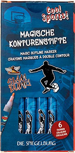 Die Spiegelburg Magische Konturenstifte - Cool Sports!, 18439
