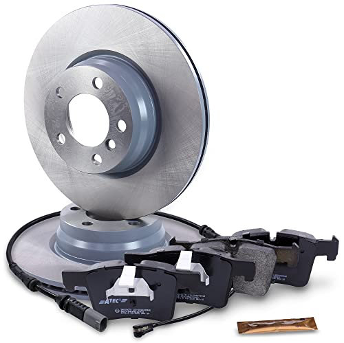 ATEC Germany Bremsenset Vorderachse inkl. Bremsscheiben Ø 330 mm Belüftet + Bremsbeläge Vorne Kompatibel mit BMW 2er (F23) (F22, F87), 3er (F30, F80) (F34) (F31), 4er (F33, F83) (F32, F82) (F36)
