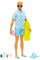 Barbie Ken Día en la Playa Muñeco de Juguete Hecho de plásticos reciclados, Modelos Surtidos, +3 años (Mattel HPL74)
