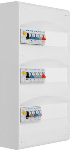 EATON - Tableau 3 rangées pré-équipé 2 inter. diff. 40A + 1 inter. diff. 63A + 11 disjoncteurs