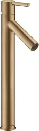 hansgrohe AXOR Starck Einhebel-Waschtischmischer 250 für Waschschalen mit Hebelgriff ohne Zugstange, 10103140, Farbe: Brushed Bronze