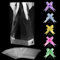 50 Stück Cellophantüten Klar 10 x 15 cm Transparente Zellophanbeutel Süßigkeiten Tüten mit 50 Pull Bögen Klare Flache Cello Cellophan Taschen für Süßes Geschenk Cupcake Spielzeug Gastgeschenke