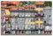 ARTLAND Wanddeko Leinwand Bilder Wandbild 90x60 cm Historisch Hafen Häuser Fassade Bunt Farbe Porto Portugal U4SQ