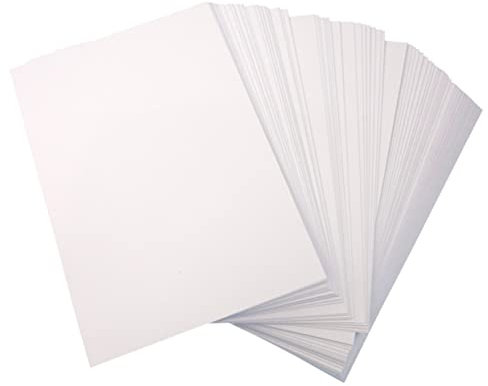 MAGICLULU 50stücke Hochglänzendes Fotopapier Beidseitig Bedruckbar Druckerpapier Für Tintenstrahldrucker Und Laserdrucker Für Fotos Broschüren Und Karten Weiß