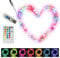 Clauss LED-Mini-Lichterkette Bunt mit USB-Anschluss und Fernbedienung, versch. Funktionen, 100 LEDs RGB mit 15 Farben,10 m, Kupfer-Draht, Innen-Bereich, 5 Volt, Clauss10000