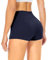 TNNZEET Radlerhose Damen Hohe Taille Shorts Bauchweg Hotpants Kurze Sporthose Leggings Boxershorts für Yoga Gym (Marineblau,S-M)