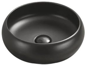 Mexen 22213685 Waschbecken mit Einzelbecken Lola - Schwarz matt