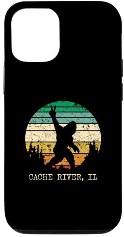 Hülle für iPhone 13 Cache River IL USA Sasquatch Peace Zeichen Bigfoot Design