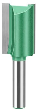 MACHSWON Straight Router Bit 8mm Shank,Double Flute Woodworking Milling Cutter Router Bits 18mm Cut Diameter 30mm Cut Length Cutting Trimming Cutter Routing Bits