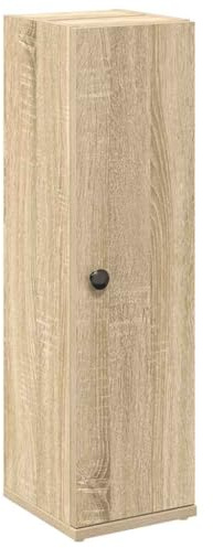 vidaXL Badezimmerschrank mit Rollenhalter Sonoma-Eiche 20,5x22x72 cm