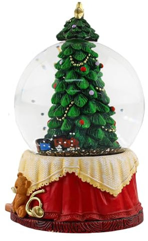 Schneit Weihnachtskugel, Schnee-Wasserkugel,Wirbelnder glitzernder Schnee-Weihnachtsbaum | Einzigartige wirbelnde Glitzer-Schneekugel für die Heimdekoration