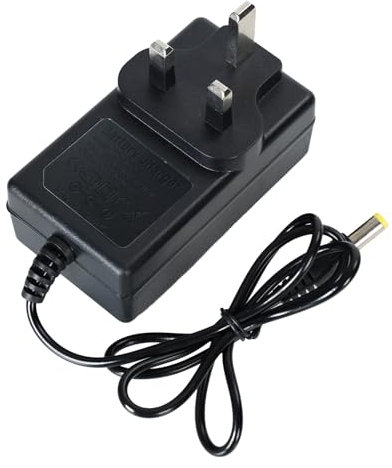 yatuiex 21V Battery Charger, Battery Adapter, Power Adapter Replacement for Mini Chainsaw, Leaf Blower Black Black