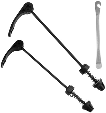 2Pz Bicicletta sgancio rapido per Bicicletta Anteriore e Posteriore,sgancio rapido,sgancio rapido Catena Bici con Strumento,Assi per Bicicletta,Perno Passante MTB,Perno Ruota Posteriore