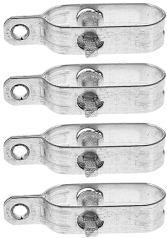 BESPORTBLE 4 Piezas Tensor de Alambre de Acero Galvanizado de Alta Resistencia para Cercas Agrícolas y Viñedos, Reutilizable y Resistente a Daños, Trinquete de 90mm para Ajustar Cables