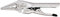 C H Hanson 09300 180mm 7-inch Automatic Locking Needle Nose Pliers