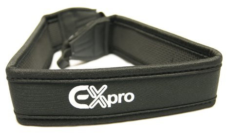 Ex-Pro® Neoprene Comfort Non-Slip Neckstrap for Digital SLR, Camcorder, Binocular 1.2m - Black