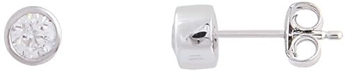 XENOX Ohrringe XS7157 Damen Ohrstecker Silver Circle Sterling-Silber 925 Silber weiß Zirkonia