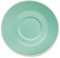 Olympia Cafe Espresso Coffee Saucer Set - Fits GL460 - 158 mm/6 1/4 inch (Box 12), Aqua, Stoneware Saucers, Fits 8 oz & 12 oz Coffee Cups - Oven, Microwave & Dishwasher Safe, GL464