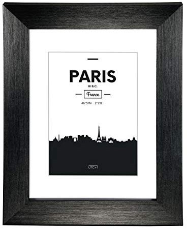 Kunststoffrahmen Paris, Schwarz, 20 x 30 cm