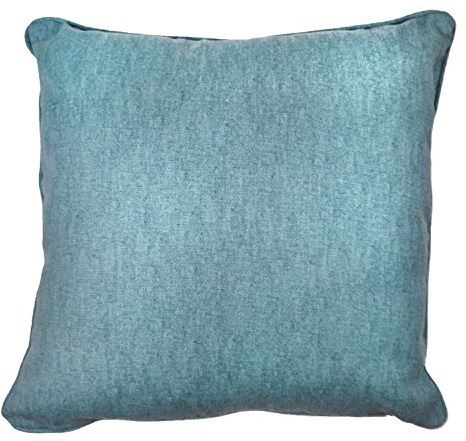 Fusion - Sorbonne - 100% Cotton Filled Cushion - 43x43 cm in Duck Egg