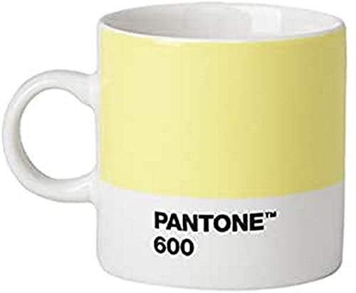 Copenhagen Design PANTONE Espresso, small coffee cup, fine china (ceramic), 120 ml, light yellow, 600 C, Porcelain, one size
