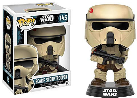 Figurine Pop ! Star Wars : Rogue One 145 - Bobble-Head Scarif Stormtrooper