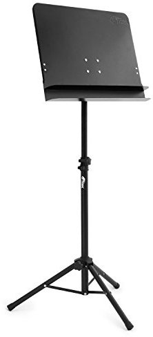 Tiger MUS55-BK Dual-Lip Orchestral Music Stand - Black