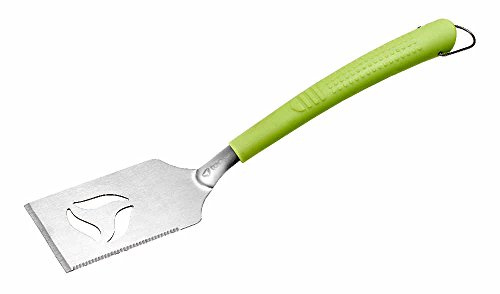 tepro Grillwender „Fun“ aus Edelstahl – mit Schneidevorrichtung, rutschfestem Griff & 44,5 cm Länge – Grillbesteck zum Wenden & Portionieren für Holzkohle-, Gas- & Elektrogrills