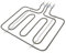 Spares2go Dual Grill Heater Element for Belling Oven/Cooker (2800W)