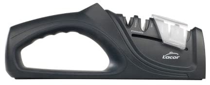Lacor 39266 - Afilador de cuchillos Dual, 21'5x4'5x9 cm
