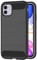 AICEK Compatible with Apple iPhone 11 Case, Silicone Cover Bumper Shockproof Case Black