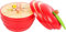 Small Foot Lernspiel Logisteck Apfel, mit lustigen farbenfrohen Raupen, Steckspiel für Kinder, ab 3 Jahren, 11915