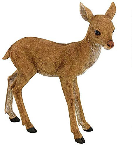 Design Toscano Foraging Rehkitz Baby Hirsch Gartenstatue
