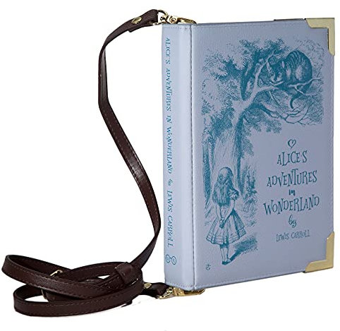 Well Read Alice im Wunderland Handtasche für Literaturliebhaber - Handtasche Damen Umhängetasche für Bücherfreunde