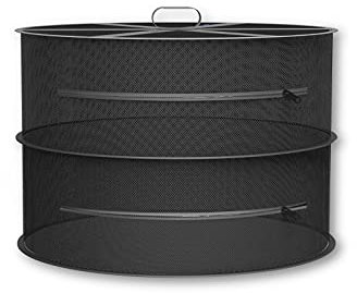 AC Infinity Kräuter-Trockengestell, 2-lagiges Netz zum Aufhängen für Pflanzen, Samen und Knospen, 45,7 cm Durchmesser, passt in Wachstumszelte, Schränke, Hydrokultur