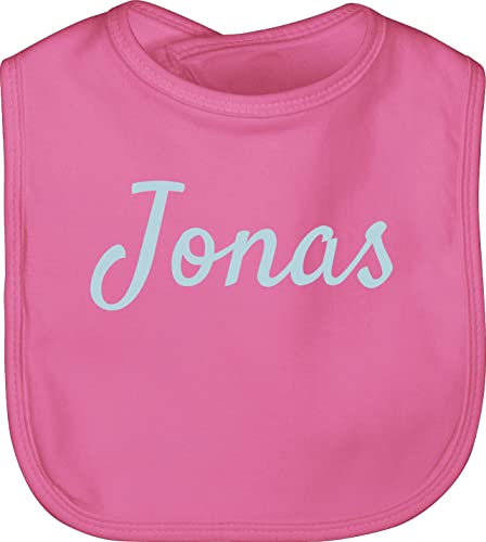 Baby Lätzchen - Name anpassbar - Dein Text in Bunt - Unisize - Pink - personalisiertes personalisierter latz kinder personalisierte geschenke schlabberlatz babylatz babylätze laetzchen sabberlatz