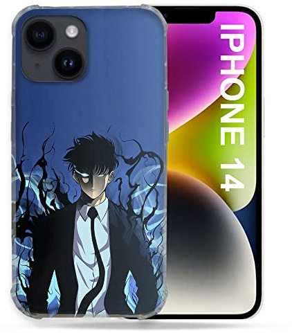Cokitec Schutzhülle für iPhone 14 (6.1), Manga Solo Leveling Sung, Blau