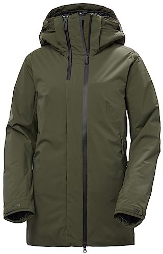 Damen Helly Hansen W Nora Long Insulated Jacket, Grün, XL