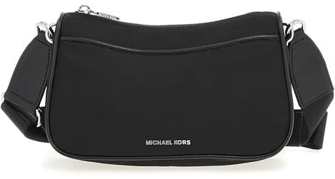 Michael Kors Umhängetasche Jet Set Medium aus Nylon-Gabardine mit Etui für Apple AirPods Pro® MD TZ PCH XBODY W/STRAP, Black