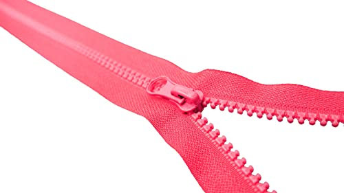 Reißverschluss Kunststoff 15 cm 5# Neon Pink