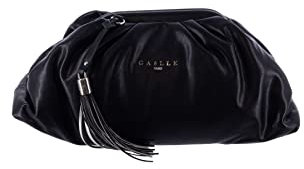Gaelle Paris Borsa maxi pochette con logo e nappina GBADP4067 nero