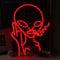 SIGNSHIP Segnaletica Alien Neon Luci per la Decorazione Della Parete, Usb Decorativo Led Neon Segni Novel Red Alien Segni per la Casa,Camera dei Bambini,Barclub,Camera da Letto,Partito
