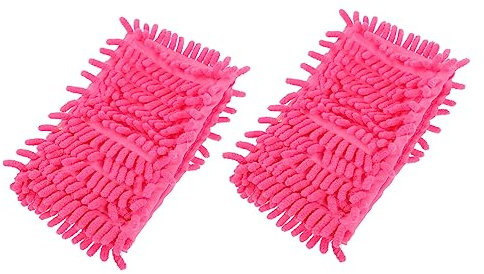 Healeved 3sets Replacement Mop Heads Mop Head Replacement Cleaning Cloth Pads 2pcs*3
