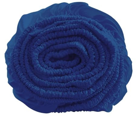 COZY HEAVEN | Luxus Lyocell Spannbettlaken (Tencel™) | Gewonnen aus Eukalyptus u.a. | Ultra Weich | Bis 30cm Höhe | Mit Seitenkennzeichnung | Atmungsaktiv | Ganzjährig geeignet (90x200, Deep Blue)