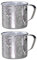 ABOOFAN 2 Pièces Verres à Vin Étain Extérieur Coupe